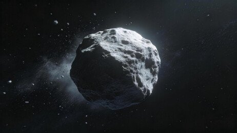 太空中的一颗小行星
