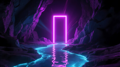 紫光神秘门框