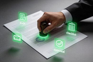 商务文件盖章审批流程展示
