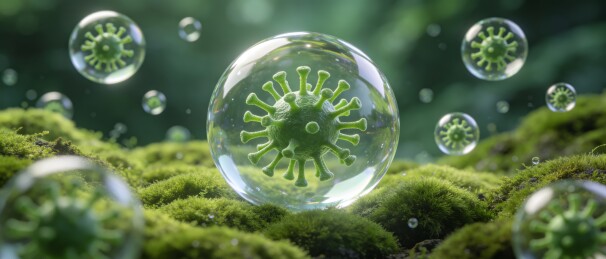病毒微观生物科技科普背景
