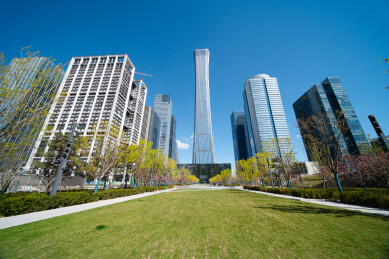 北京国贸地区CBD楼群