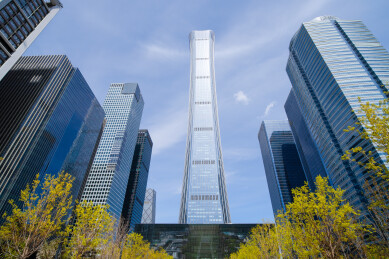 北京国贸地区中国尊建筑区