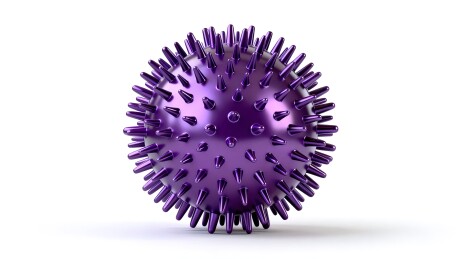  HIV病毒3D立体图标