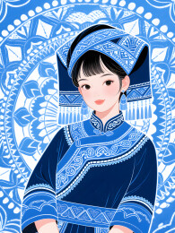 少数民族女孩