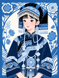 少数民族女孩