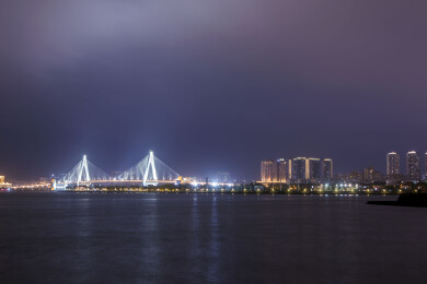 海口世纪大桥夜景