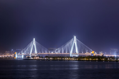 海口世纪大桥夜景