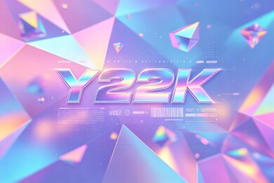 Y2K怀旧复古背景