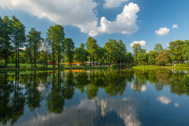 武汉东湖风景区夏季风光
