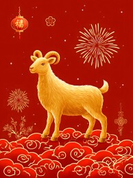 吉羊迎春海报