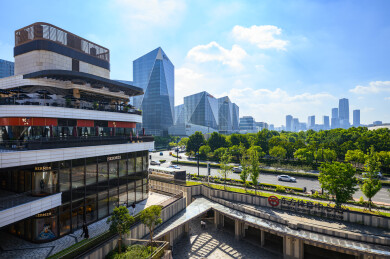 上海前滩都市商业风貌