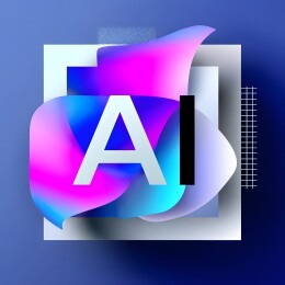 AI艺术设计渐变色彩图案