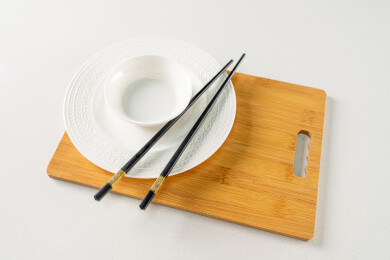 筷子白瓷餐具瓷碗