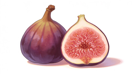 两个无花果的画面