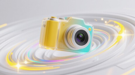 3D渲染马卡龙渐变配色磨砂玻璃透明质感卡