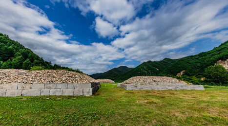 中国吉林省集安市洞沟高句丽王陵古墓群建筑