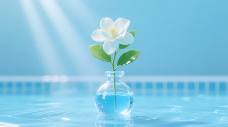 夏日清透花瓶照