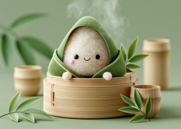 萌趣饭团蒸笼
