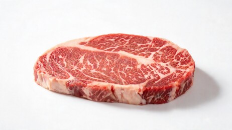 新鲜牛肉切片特写