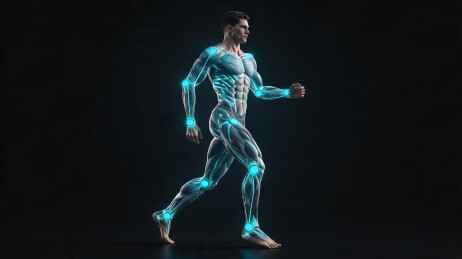 人体肌肉运动分析图