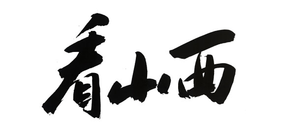 看山西-国潮书法艺术手写毛笔字体