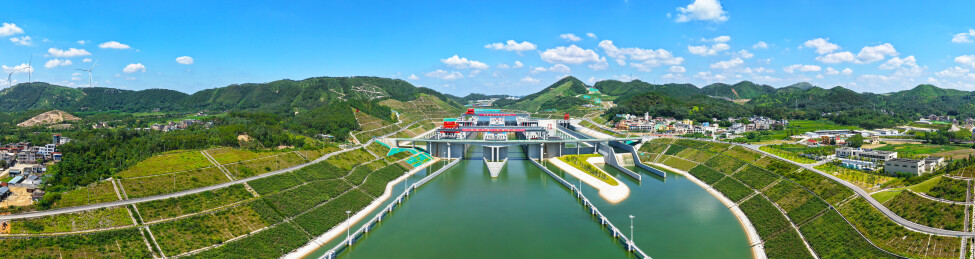 平陆运河航拍图片马道枢纽企石枢纽