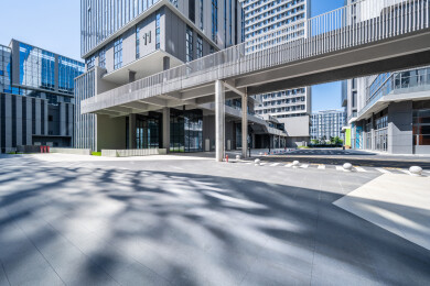 中国中山市翠亨新区产业园区环境背景素材