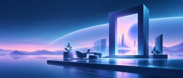 未来感空间与梦幻景观