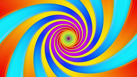 spiralshaperainbowcolorsseamlesslooprotationanimationbackground
