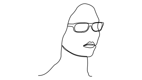 selfdrawingsimpleanimationofsinglecontinuousonelinedrawingof